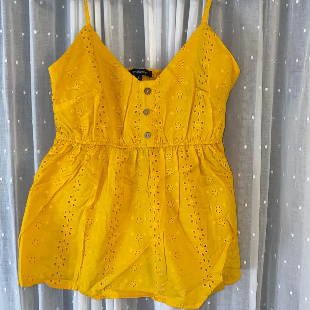 Yellow blouse